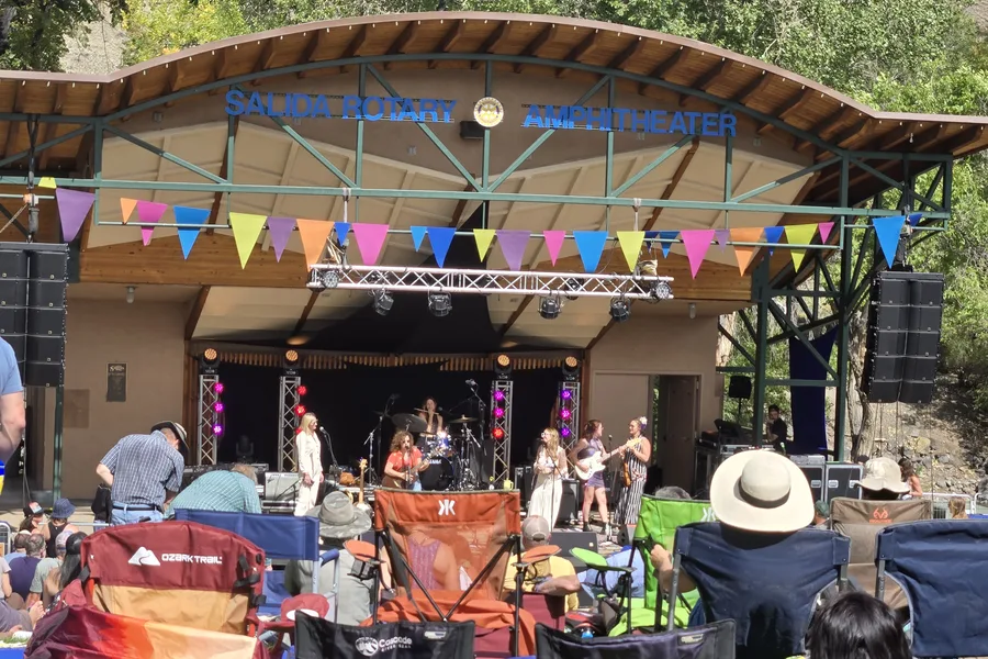 Live music at Salida Rotary Amphitheater, Smalltown Gathering